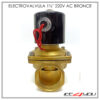 ELECTROVALVULA 1.5" 220V AC BRONCE