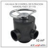 VALVULA DE CONTROL RUNXIN DE FILTRACION MANUAL 51110 (F56D1) 10 M³