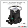 VALVULA DE CONTROL RUNXIN DE FILTRACION Y SUAVIZACION MANUAL 61104 (F64A1) 4 M³