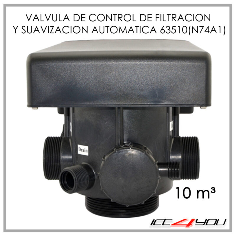 Válvula RUNXIN De Control De Filtración y Suavización Automática 63510