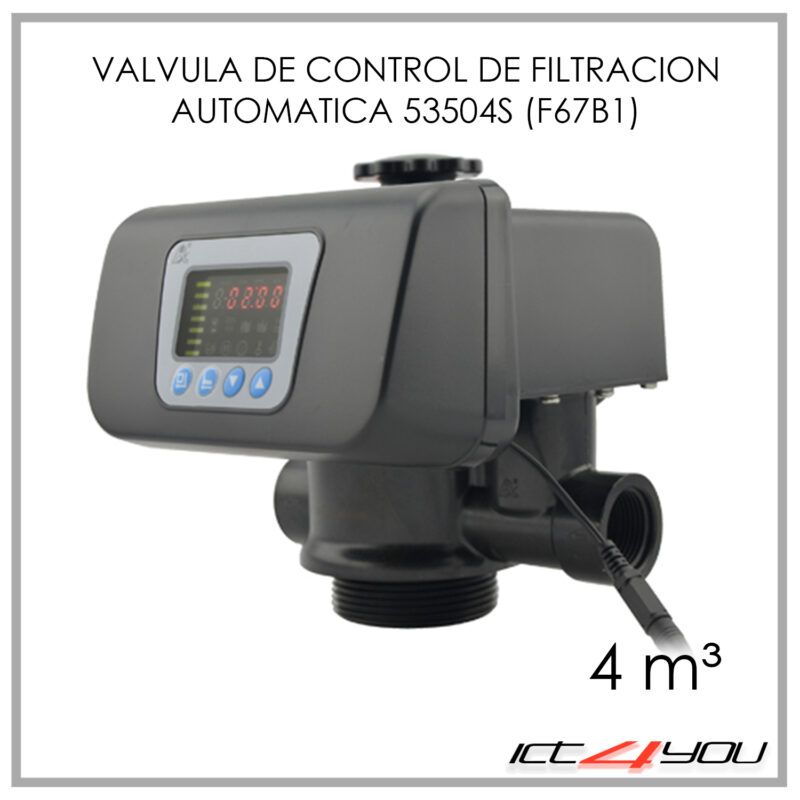 VALVULA DE FILTRACIÓN AUTOMATICA RUNXIN 4M³ 53504S (F67B1)