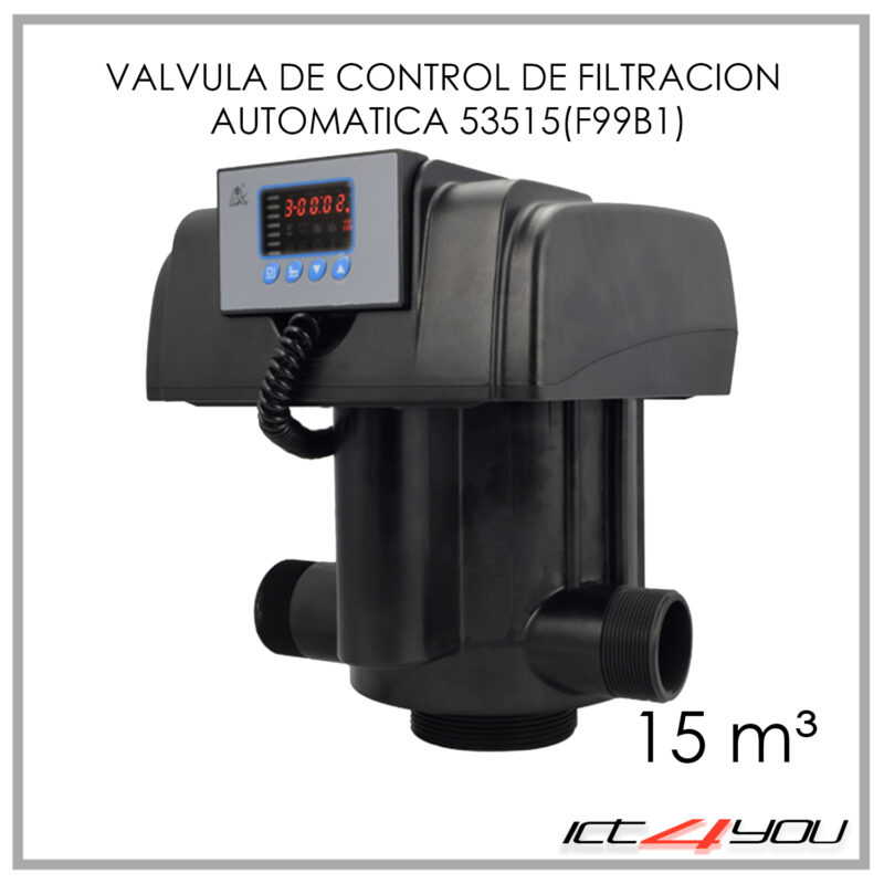 VALVULA DE CONTROL FILTRACION AUTOMATICA RUNXIN 53515(F99B1) 15m3